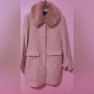 Faux fur coat